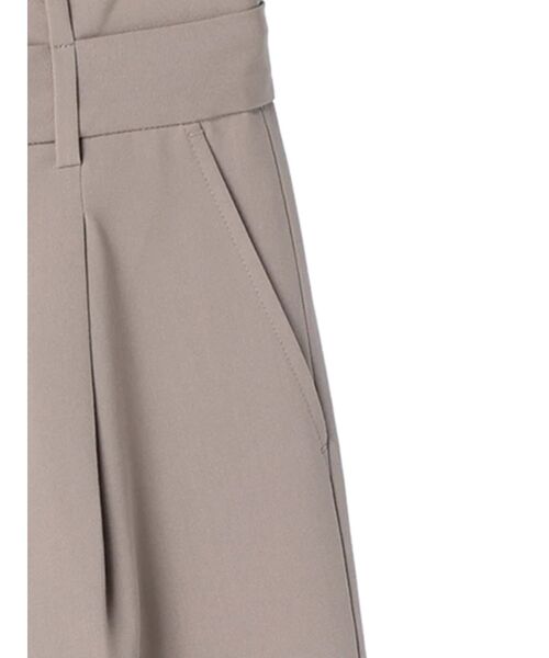 YECCA VECCA（イェッカヴェッカ）の「ダブルウエストストレートパンツ（その他パンツ・レディース・ベージュ/ブラウン/グレー・M-L/S/M）」の16枚目の写真