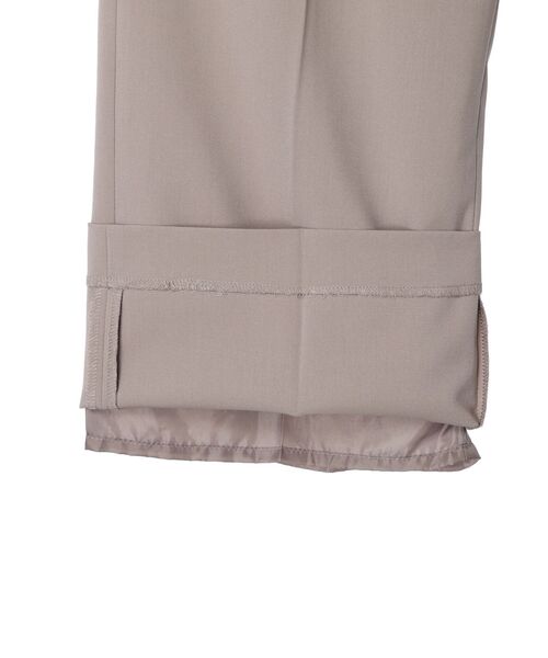 YECCA VECCA（イェッカヴェッカ）の「ダブルウエストストレートパンツ（その他パンツ・レディース・ベージュ/ブラウン/グレー・M-L/S/M）」の12枚目の写真