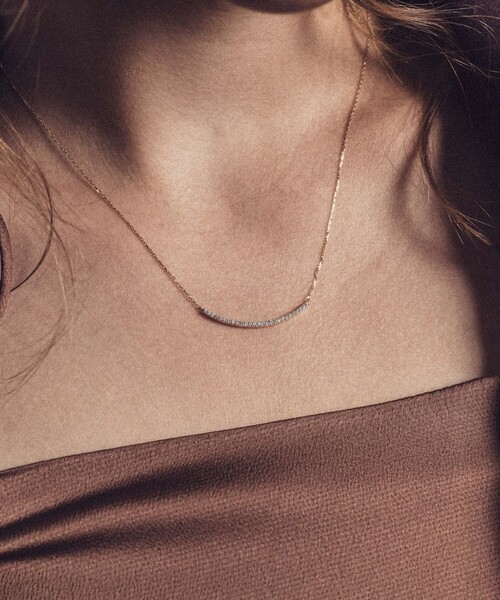K18YG パーティクル バイカラー ネックレス（ネックレス）｜ete bijoux