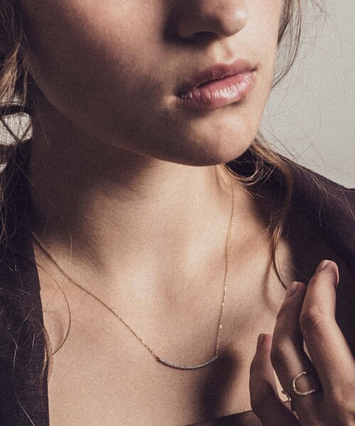 K18YG パーティクル バイカラー ネックレス（ネックレス）｜ete bijoux