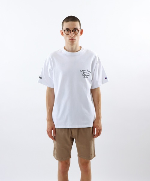Champion(チャンピオン)の「【Champion/チャンピオン】メンズ メンズカジュアル ショートスリーブTシャツ(Tシャツ/カットソー・メンズ・ホワイト/ネイビー/ライトグレー/ブラック・LARGE/MEDIUM/X-LARGE)」の5枚目の写真