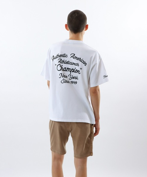 Champion(チャンピオン)の「【Champion/チャンピオン】メンズ メンズカジュアル ショートスリーブTシャツ(Tシャツ/カットソー・メンズ・ホワイト/ネイビー/ライトグレー/ブラック・LARGE/MEDIUM/X-LARGE)」の7枚目の写真