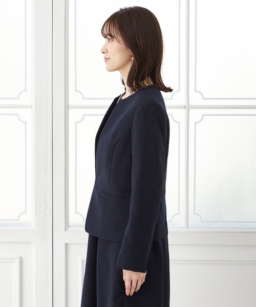 AIMER（エメ）の「【マシンウォッシャブル・セットアップ対応】Vネック