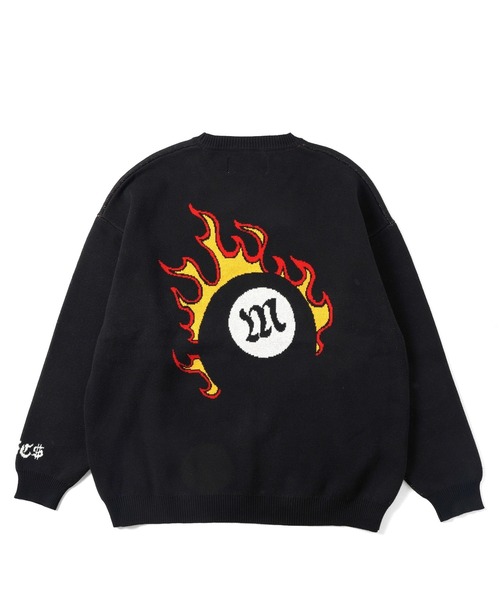 MFC STORE（エムエフシーストア）の「MFC STORE FLAME BALL CREW KNIT（ニット/セーター・メンズ・オフホワイト/ネイビー/ブラック・L/XL/M）」の16枚目の写真