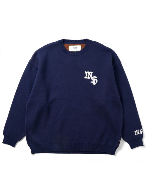 MFC STORE（エムエフシーストア）の「MFC STORE FLAME BALL CREW KNIT（ニット/セーター・メンズ・オフホワイト/ネイビー/ブラック・L/XL/M）」の22枚目の写真