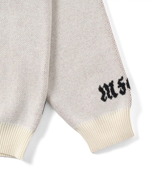 MFC STORE（エムエフシーストア）の「MFC STORE FLAME BALL CREW KNIT（ニット/セーター・メンズ・オフホワイト/ネイビー/ブラック・L/XL/M）」の12枚目の写真