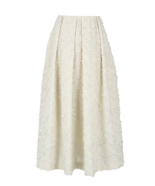 coca（coca）（コカ）の「ジャカードタックスカート（スカート・レディース・ライトベージュ/ブラック・M/L）」の14枚目の写真