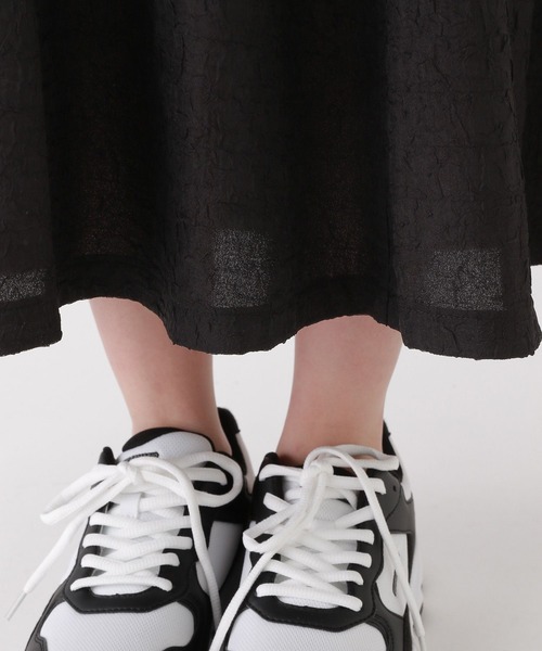 repipi armario（レピピ アルマリオ）の「バックリボンキャミワンピース（ワンピース・キッズ・アイボリー/ブラック/グレー・MEDIUM/LARGE）」の12枚目の写真