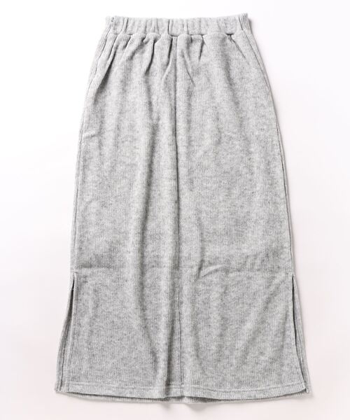 flower(フラワー)の「デイリーニットスカート(スカート・レディース・アイボリー/グレー・FREE)」の9枚目の写真