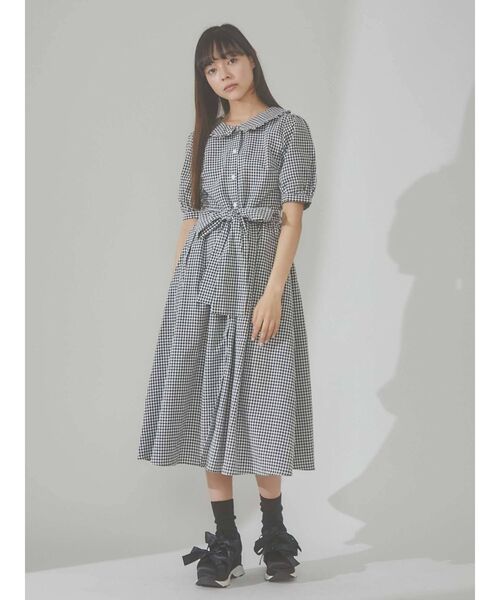 merry jenny（メリージェニー）の「シャツワンピース（シャツワンピース・レディース・レッド・FREE）」の10枚目の写真