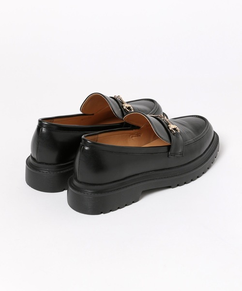 BAYFLOW(ベイフロー)の「厚底ビットローファー(ローファー・レディース・ブラック/アイボリー・MEDIUM/LARGE/SMALL)」の6枚目の写真