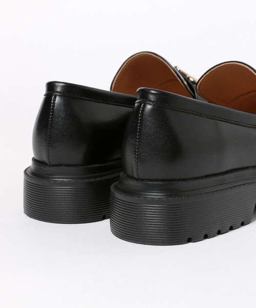 BAYFLOW(ベイフロー)の「厚底ビットローファー(ローファー・レディース・ブラック/アイボリー・MEDIUM/LARGE/SMALL)」の12枚目の写真