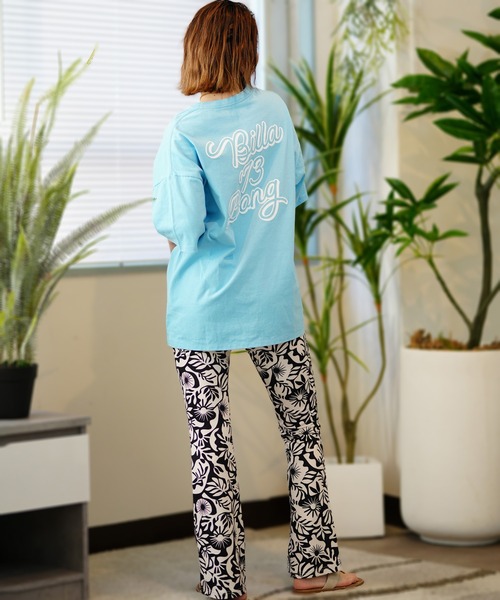 BILLABONG(ビラボン)の「BILLABONG/ビラボン フレアパンツ 総柄 UVケア BE013-701(その他パンツ・レディース・パープル系その他/ブラック×ホワイト/ブラウン系その他・M)」の6枚目の写真