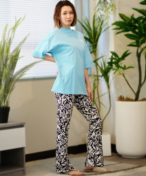 BILLABONG(ビラボン)の「BILLABONG/ビラボン フレアパンツ 総柄 UVケア BE013-701(その他パンツ・レディース・パープル系その他/ブラック×ホワイト/ブラウン系その他・M)」の7枚目の写真