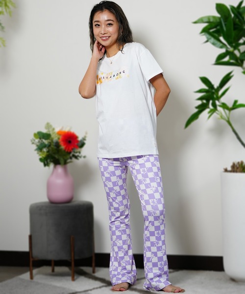 BILLABONG(ビラボン)の「BILLABONG/ビラボン フレアパンツ 総柄 UVケア BE013-701(その他パンツ・レディース・パープル系その他/ブラック×ホワイト/ブラウン系その他・M)」の17枚目の写真