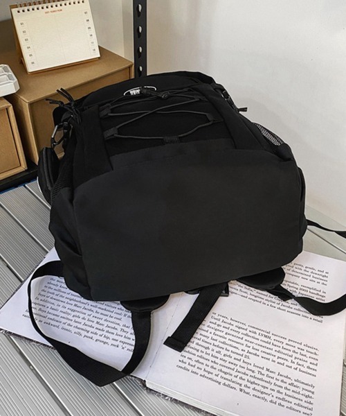 Miniministore(ミニミニストア)の「大容量 リュックサック男女兼用デイパック(バックパック/リュック・レディース・ブラック/ワインレッド/ダークブルー/ベージュ・FREE)」の14枚目の写真