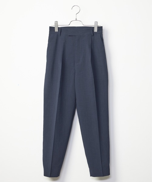 INED CLARO（イネドクラロ）の「【洗えるセットアップ】リネンライクメランジパンツ（スーツパンツ・レディース・ネイビー/モカ・7号/9号/11号）」の16枚目の写真