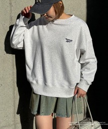 【WEB限定】【Reebok/リーボック】別注ワンポイント刺繍ロゴスウェット