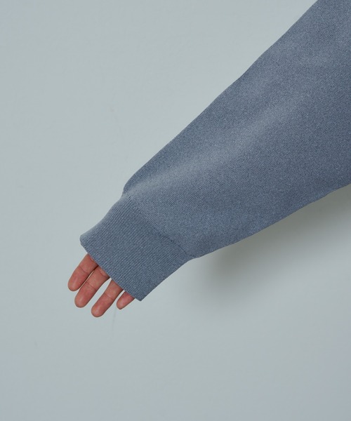 COLONY 2139(コロニートゥーワンスリーナイン)の「エステルヤーン衿付スキッパー(ニット/セーター・レディース・イエロー/ブラック/グレー・FREE)」の5枚目の写真