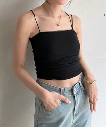オーバーチュールクロップドブラキャミソール(パット付き)
