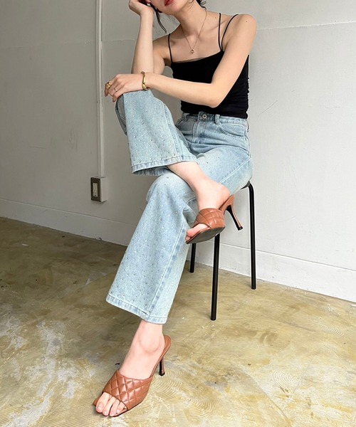 オーバーチュールクロップドブラキャミソール(パット付き