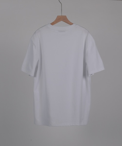 aimoha（アイモハ）の「aimoha men HEAVY COTTON BASIC TEE ベイシックTシャツ（Tシャツ/カットソー・メンズ・ホワイト/ブラック/グレー・LARGE/X-LARGE/XX-LARGE/XXX-LARGE/XXXX-LARGE）」の9枚目の写真