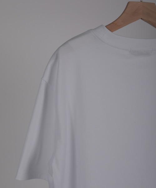 aimoha（アイモハ）の「aimoha men HEAVY COTTON BASIC TEE ベイシックTシャツ（Tシャツ/カットソー・メンズ・ホワイト/ブラック/グレー・LARGE/X-LARGE/XX-LARGE/XXX-LARGE/XXXX-LARGE）」の10枚目の写真