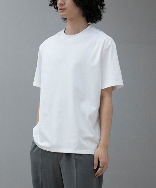 aimoha（アイモハ）の「aimoha men HEAVY COTTON BASIC TEE ベイシックTシャツ（Tシャツ/カットソー・メンズ・ホワイト/ブラック/グレー・LARGE/X-LARGE/XX-LARGE/XXX-LARGE/XXXX-LARGE）」の21枚目の写真