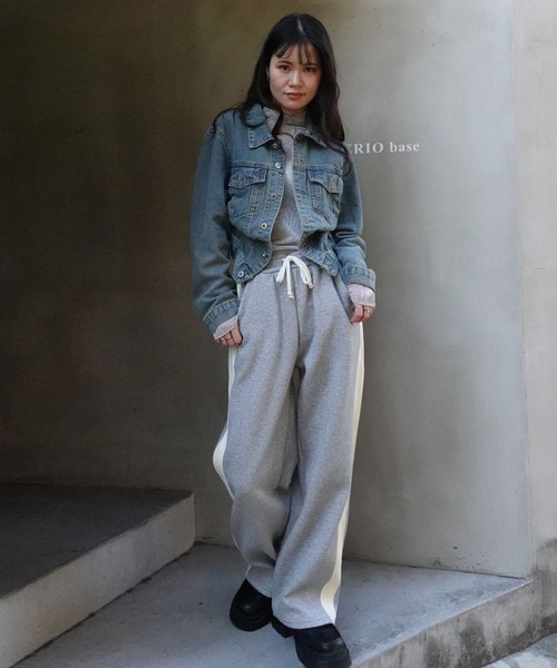 CORNERS(コーナーズ)の「デニムショートジャケット(デニムジャケット・レディース・ブルー・M)」の2枚目の写真