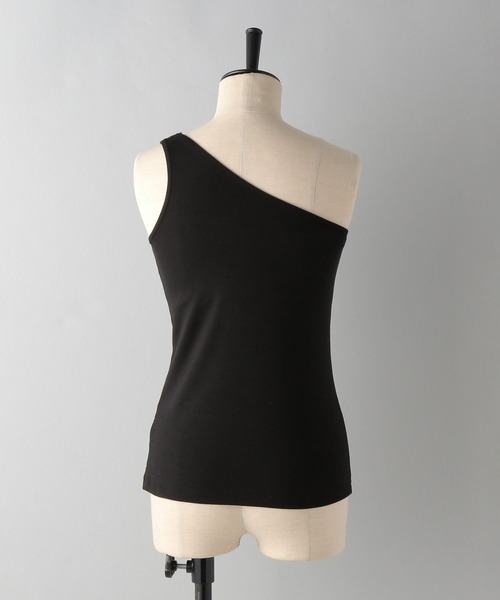 A part by（アパートバイ）の「ワンショルカップツキタンク（タンクトップ・レディース・オフホワイト/ブラック・FREE）」の6枚目の写真