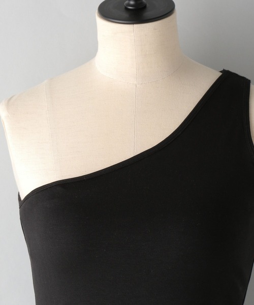 A part by（アパートバイ）の「ワンショルカップツキタンク（タンクトップ・レディース・オフホワイト/ブラック・FREE）」の8枚目の写真