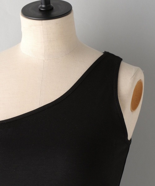 A part by（アパートバイ）の「ワンショルカップツキタンク（タンクトップ・レディース・オフホワイト/ブラック・FREE）」の9枚目の写真