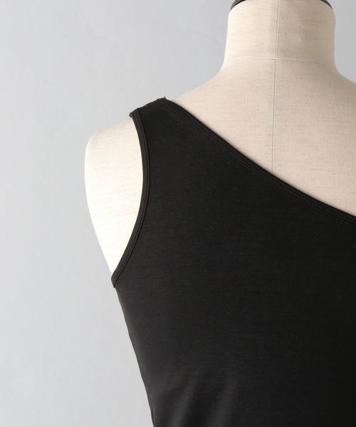 A part by（アパートバイ）の「ワンショルカップツキタンク（タンクトップ・レディース・オフホワイト/ブラック・FREE）」の11枚目の写真