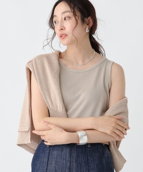 ラメタンクトップ／105302（Tシャツ/カットソー）｜Elura