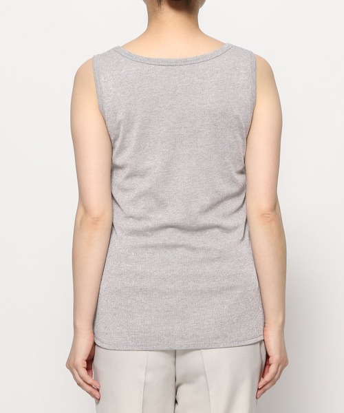 Elura（エルーラ）の「ラメタンクトップ／105302（Tシャツ/カットソー・レディース・ベージュ/ホワイト/ライトグレー/シルバー/ピンクベージュ/ブラック/ライトブルー・LARGE/MEDIUM）」の18枚目の写真