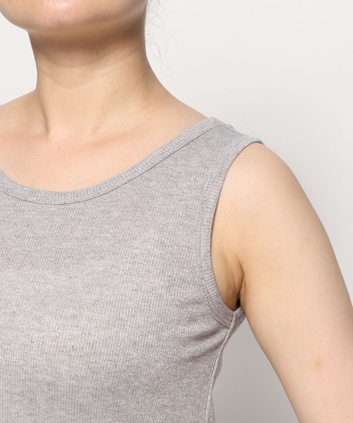 Elura（エルーラ）の「ラメタンクトップ／105302（Tシャツ/カットソー・レディース・ベージュ/ホワイト/ライトグレー/シルバー/ピンクベージュ/ブラック/ライトブルー・LARGE/MEDIUM）」の20枚目の写真