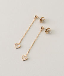 【Ettika/エティカ】heart earrings