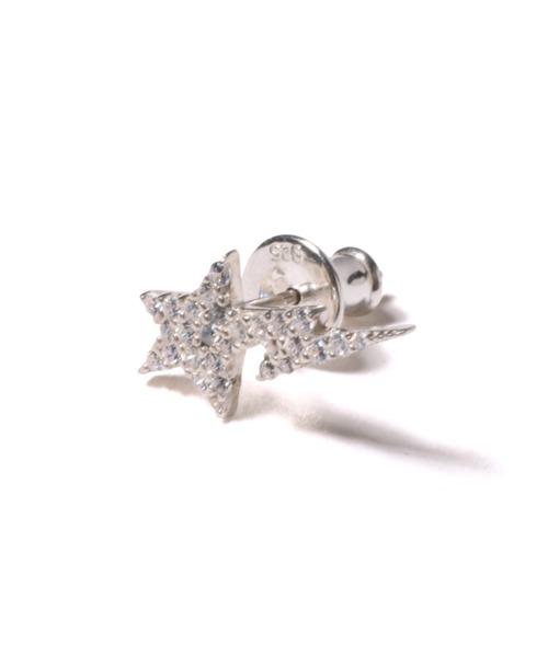 A BATHING APE（アベイシングエイプ）の「STA EARRINGS（ピアス（両耳用）・メンズ・シルバー・FREE）」の3枚目の写真