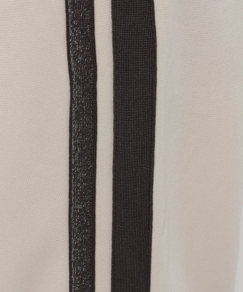 niko and...（ニコアンド）の「ラメサイドラインパンツ（その他パンツ・レディース・アイボリー/チャコール/ネイビー・MEDIUM/LONG）」の18枚目の写真
