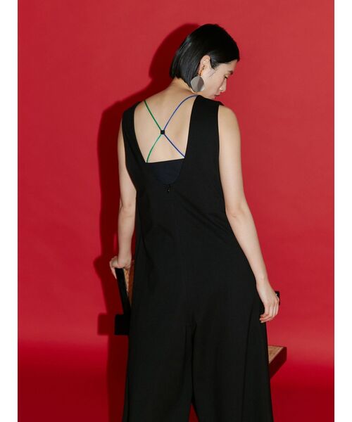 UN3D.（アンスリード）の「PAD IN NARROW CAMI / パッドインナローキャミ（キャミソール・レディース・その他1/ブラック/ホワイト・38/36）」の3枚目の写真