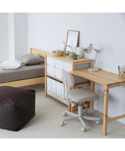 無印良品（ムジルシリョウヒン）の「再生ポリプロピレン入りスタンドファイルボックス　　約幅１０×奥行２７．６×高さ３１．８ｃｍ（収納グッズ・メンズ・ライトグレー系6・FREE）」の7枚目の写真