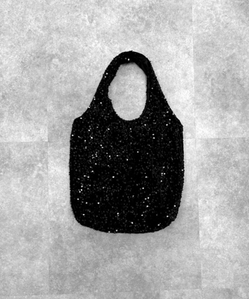 LVEU.(ラブユ.)の「【LVEU.】スパンコールマルシェバッグ / バッグ BAG 鞄 エコバッグ トート スパンコール ベロア ブラック グレー ミックス マルチ ZOZOTOWN限定(エコバッグ/サブバッグ・レディース・マルチ/ブラック/グレー・FREE)」の20枚目の写真