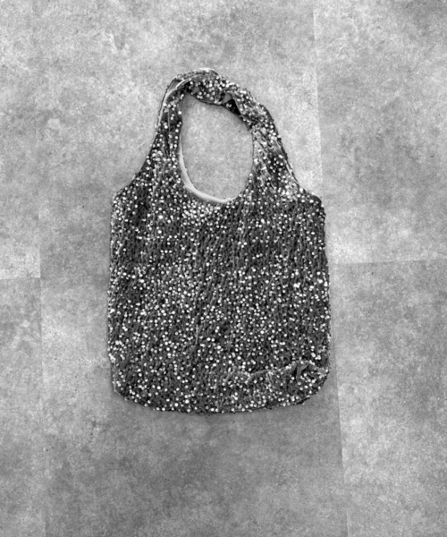 LVEU.(ラブユ.)の「【LVEU.】スパンコールマルシェバッグ / バッグ BAG 鞄 エコバッグ トート スパンコール ベロア ブラック グレー ミックス マルチ ZOZOTOWN限定(エコバッグ/サブバッグ・レディース・マルチ/ブラック/グレー・FREE)」の21枚目の写真