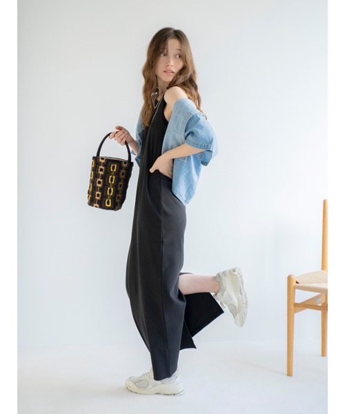 Ungrid（アングリッド）の「オーガビッツアメスリテレコフィットワンピース（ワンピース・レディース・ブラック/オレンジ/グリーン・SMALL/MEDIUM）」の7枚目の写真