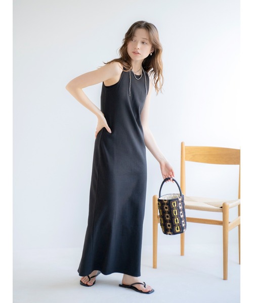 Ungrid（アングリッド）の「オーガビッツアメスリテレコフィットワンピース（ワンピース・レディース・ブラック/オレンジ/グリーン・SMALL/MEDIUM）」の5枚目の写真