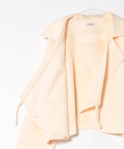 【セール】ペタルトレンチコート（トレンチコート）｜flower（フラワー）