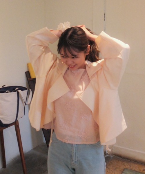 【セール】ペタルトレンチコート（トレンチコート）｜flower（フラワー）