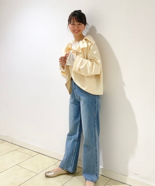 【セール】ペタルトレンチコート（トレンチコート）｜flower（フラワー）