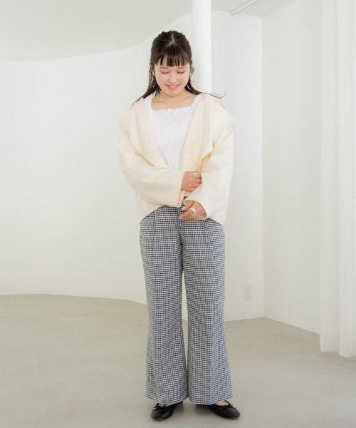 【セール】ペタルトレンチコート（トレンチコート）｜flower（フラワー）