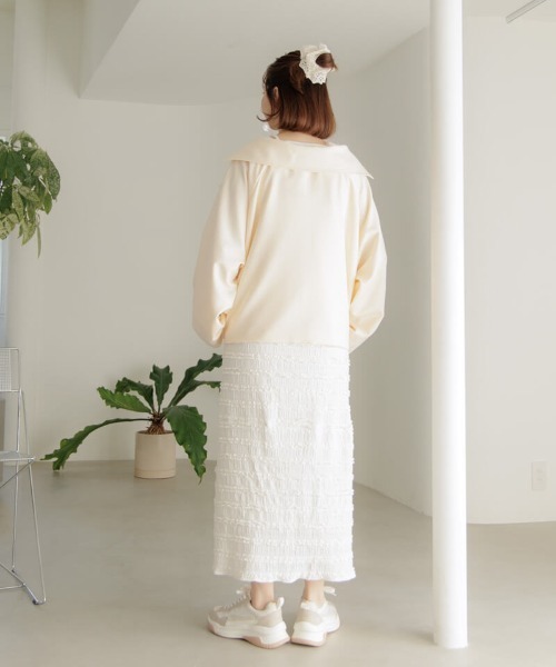 【セール】ペタルトレンチコート（トレンチコート）｜flower（フラワー）